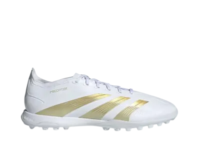 adidas Predator League TF "Cloud White/Gold Metallic/Sandy Beige Met"