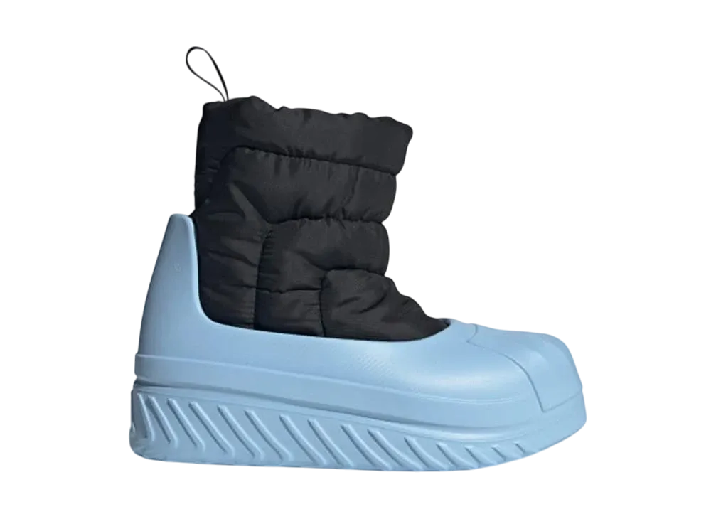 アディダス ウィメンズ アディフォーム スーパースター ウィンターブーツ "コアブラック/クリアスカイ/カーボン"