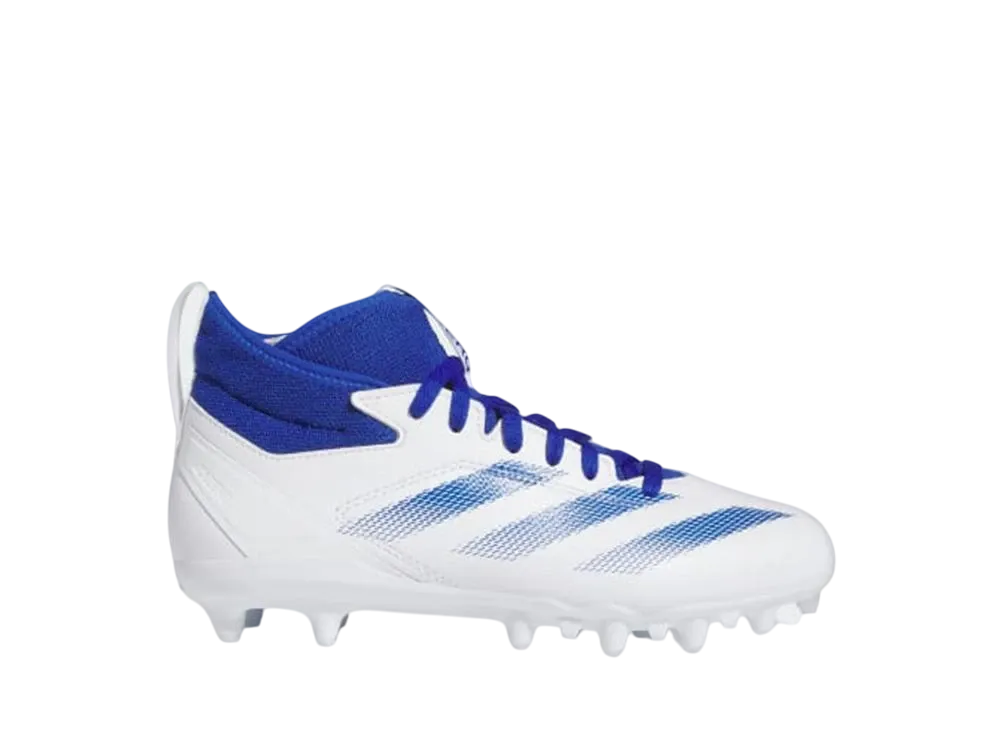 adidas GS Adizero Impact 2 Football Cleats "Cloud White/Royal Blue"