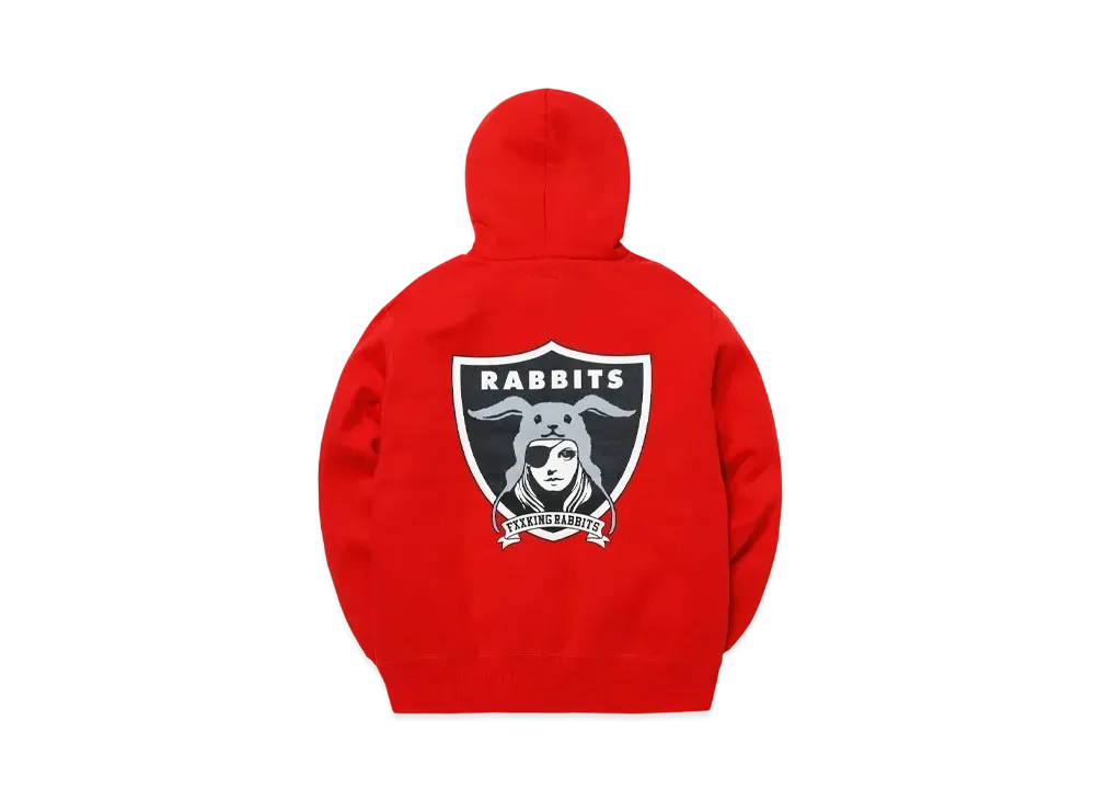 FR2 Rabbits Hoodie "Red"