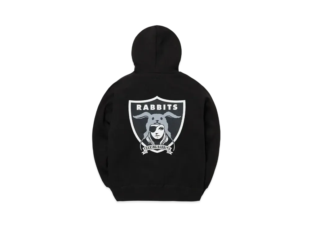 FR2 Rabbits Hoodie "Black"