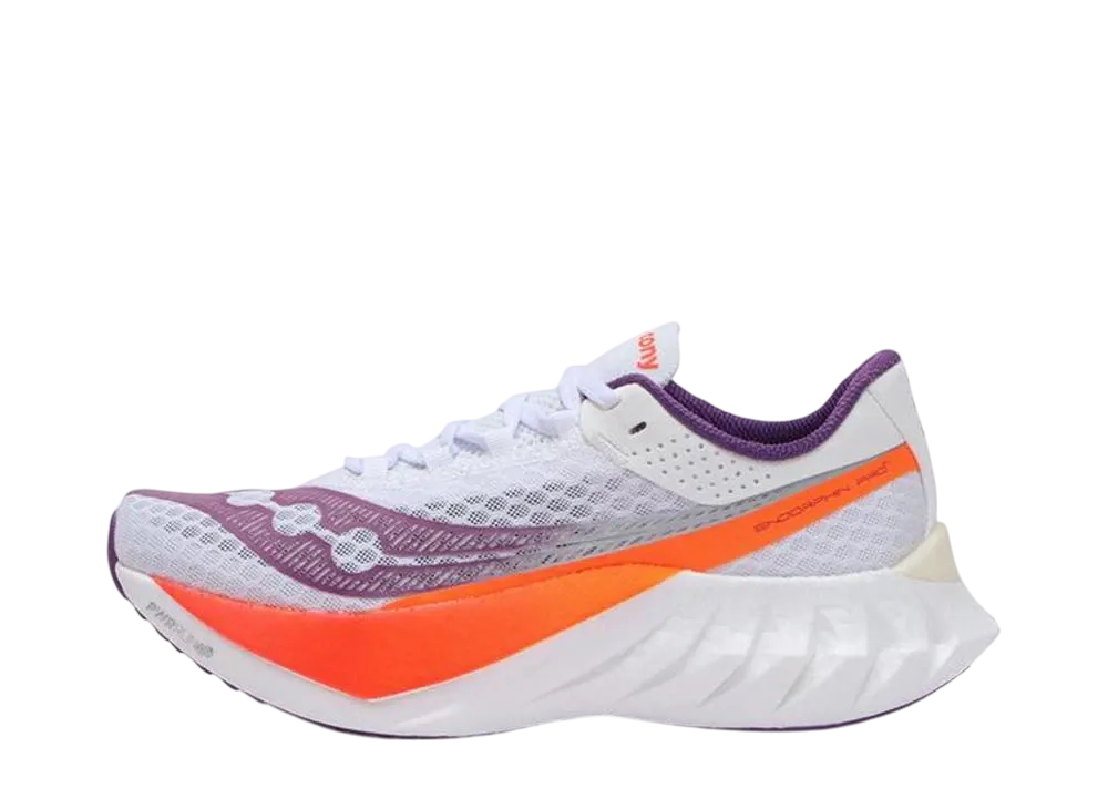 サッカニー ウィメンズ エンドルフィン プロ4 "ホワイト/バイオレット"