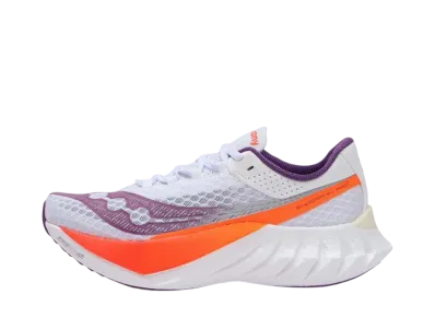 サッカニー ウィメンズ エンドルフィン プロ4 "ホワイト/バイオレット"