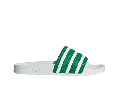 adidas Adilette Slides "Green/Cloud White"