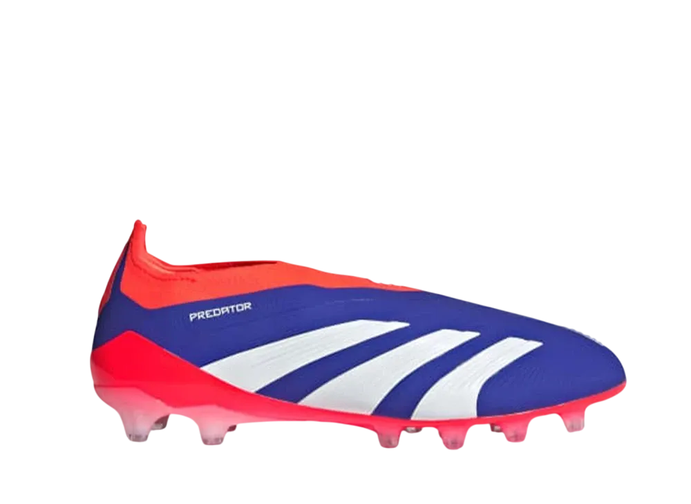 アディダス プレデター エリート レースレス AG "ルシッドブルー/クラウドホワイト/ソーラーレッド"