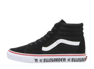 ELLEGARDEN × Vans Sk8-Hi "Black/White/Red" (V38CF ELLE)
