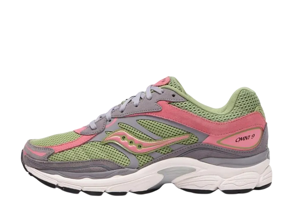 サッカニー プログリッド オムニ9 "グレー/グリーン"