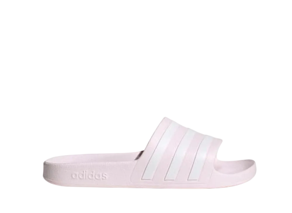 アディダス ウィメンズ アディレッタ アクア "オールモストピンク/クラウドホワイト"