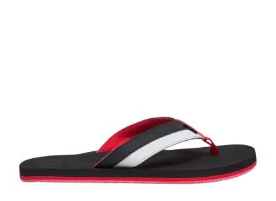 Oakley Burke Flip Flop "Blackout/Redline"
