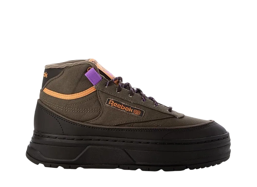 リーボック ウィメンズ クラブC ゲオ ミッド "ダークブラウン"