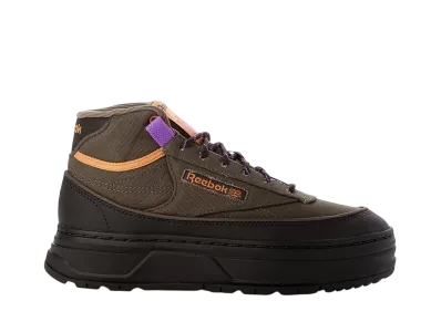 Reebok Women's Club C Geo Mid "Dark Brown"
