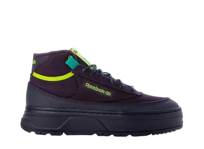 Reebok Women's Club C Geo Mid "Dark Purple"
