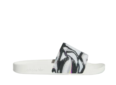 adidas Pride Adilette Slides "Cloud White/Black/Black Box"