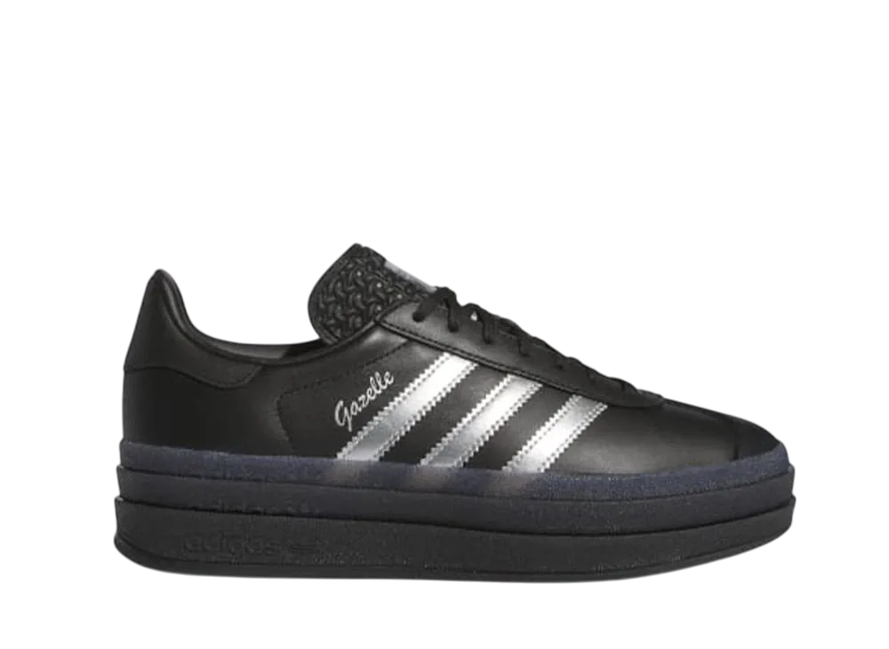 Pabllo Vittar × adidas Pride Gazelle Bold "Core Black/Silver Metallic/Lucid Pink"