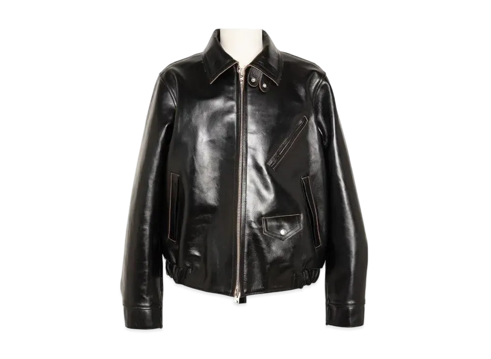 sacai Leather Jacket "Black"