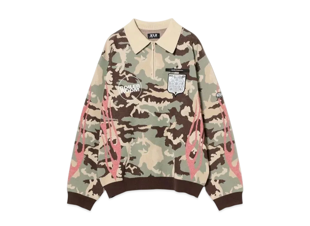 BEAMS T x Boiler Room x FAF Knit "Camo"