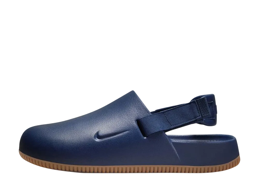 ナイキ カーム ミュール "ネイビー/ガムミディアムブラウン/ネイビー"