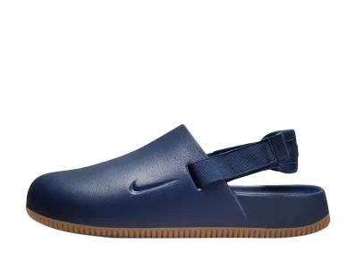 Nike Calm Mule "Navy/Gum Medium Brown/Navy"