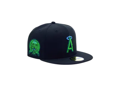 NEW ERA x THE CAP 59Fifty 'Concrete Green' Los Angeles Angels "Black/Green"