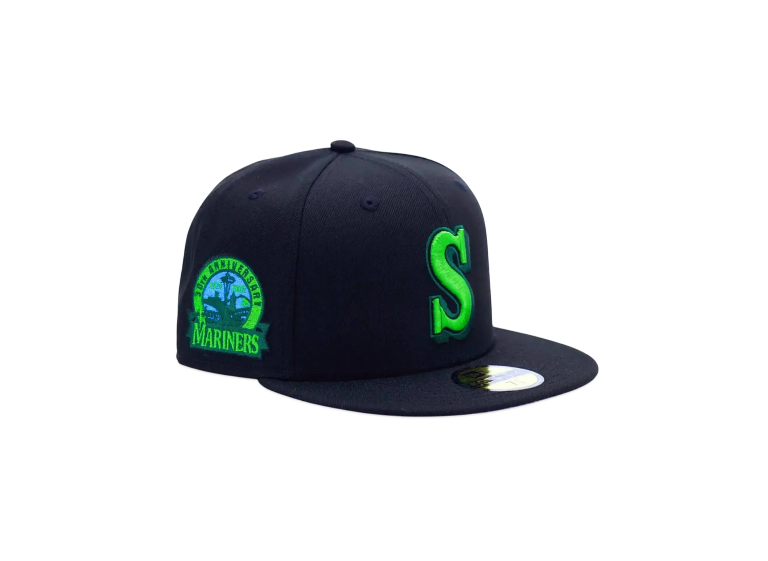 NEW ERA x THE CAP 59Fifty 'Concrete Green' Seattle Mariners "Black/Green"