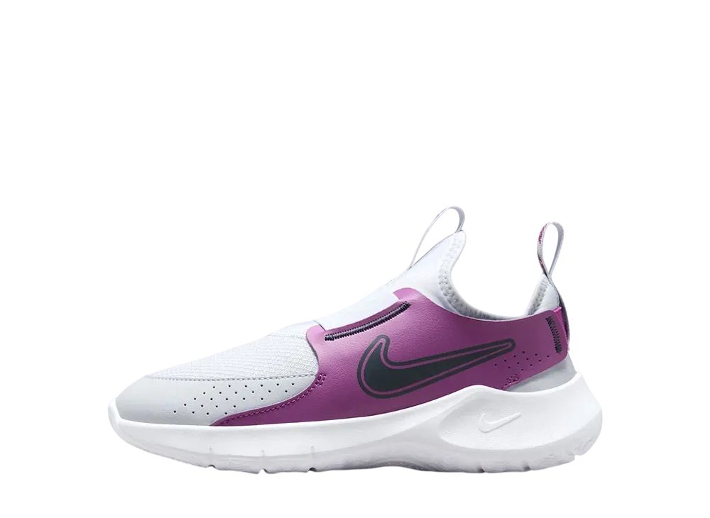 ナイキ GS フレックスランナー3 "フットボールグレー/ホットフューシャ/ホワイト/サンダーブルー"