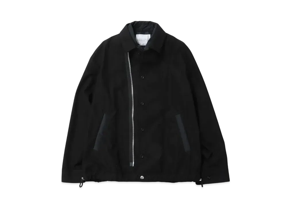 Sacaiサカイ／SCW-002 MA-1 ベスト／ブラック／3 sacai - Sacai(サカイ) ベスト サイズ2 M レディース - SCW-002
