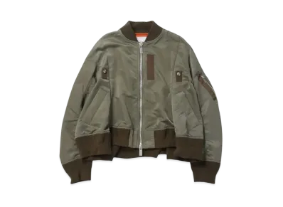sacai Nylon Twill Blouson "Taupe"