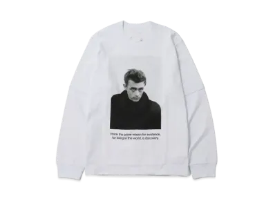 sacai James Dean L/S T-shirt "White"