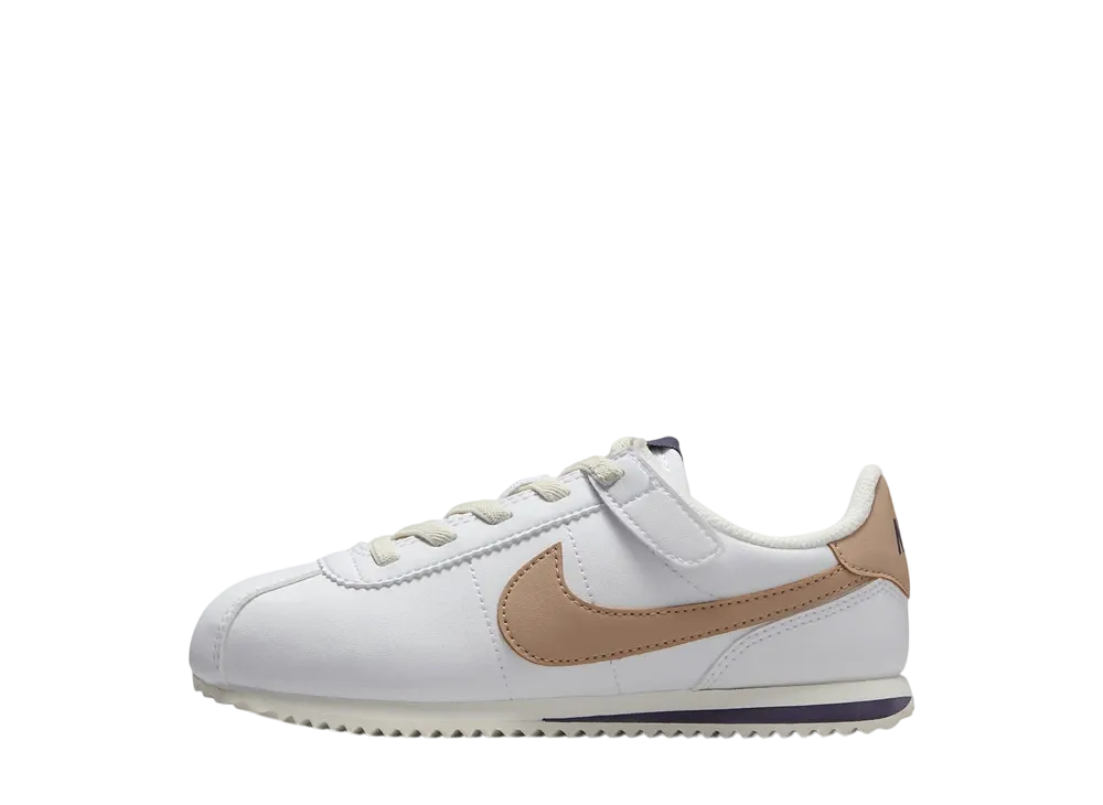 Nike PS Cortez EasyOn "White/Dark Raisin/Pale Ivory/Hemp"