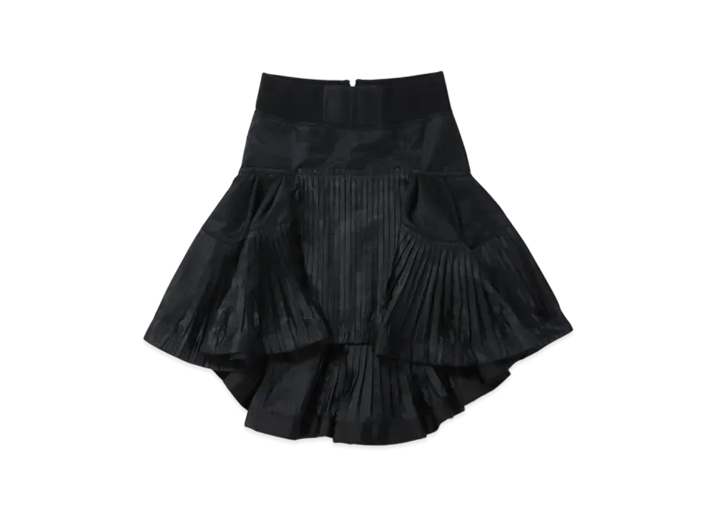 サカイ ナイロン ツイル スカート "ブラック"