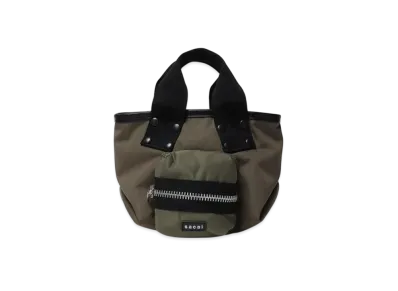 sacai Pocket Tote Bag Small "Taupe"