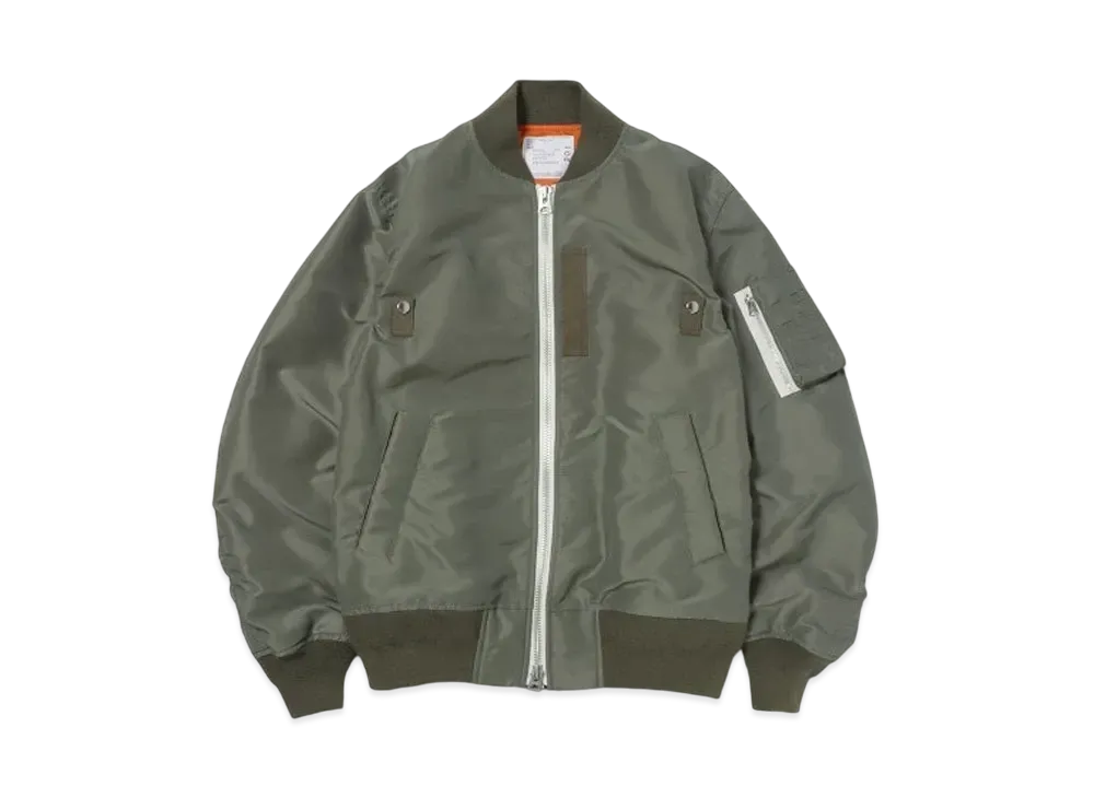 sacai Nylon Twill Blouson "Khaki"