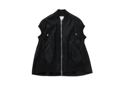 sacai Nylon Twill Vest "Black"