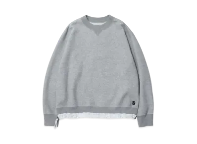 sacai Sponge Sweat Pullover "Light Gray"