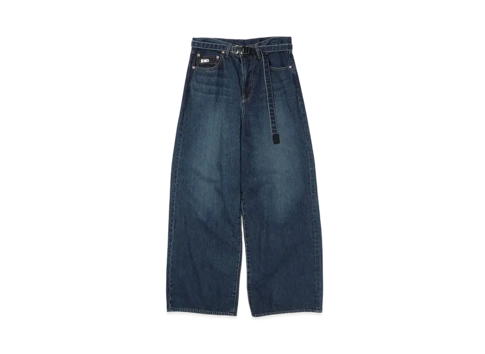 sacai Wide Denim Pants "Blue"