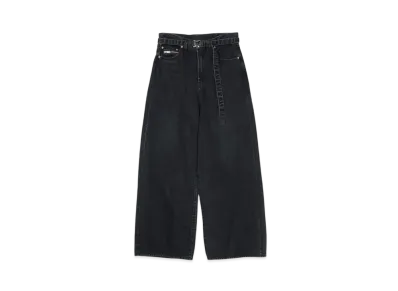 sacai Wide Denim Pants "Black"