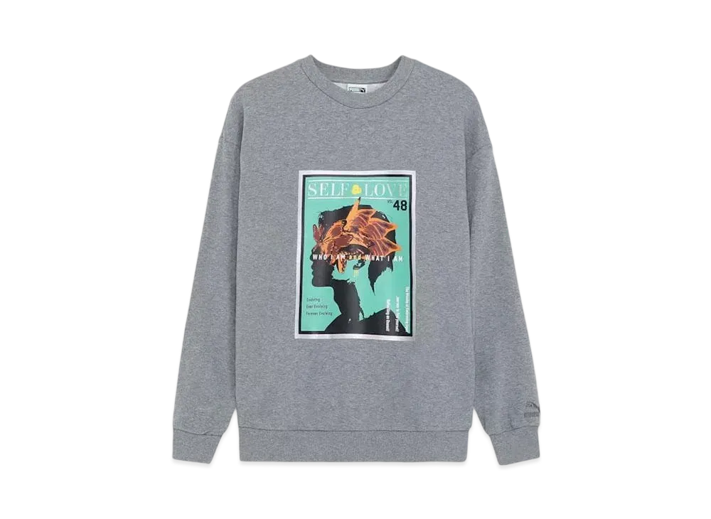 PUMA x D1SK Crewsweat "Medium Gray Heather"