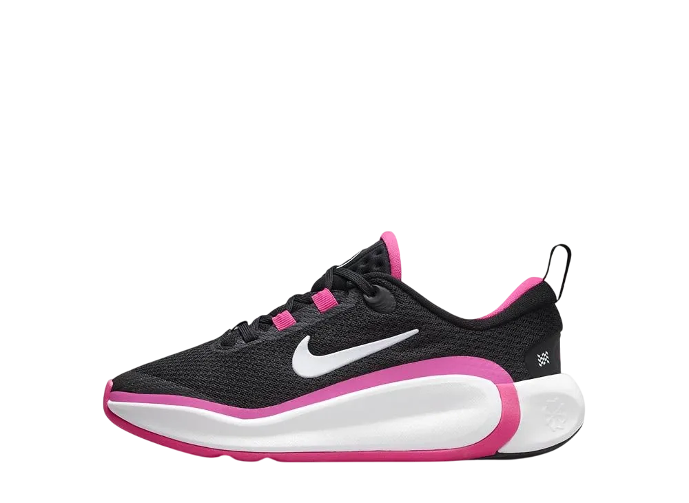 ナイキ GS インフィニティ フロー "ブラック/レーザーフューシャ/ホワイト"