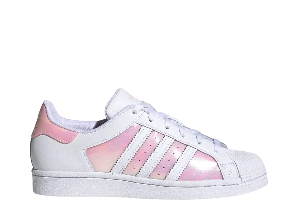 アディダスオリジナルス ウィメンズ スーパースター "クラウドホワイト/クラウドホワイト/クリアピンク"