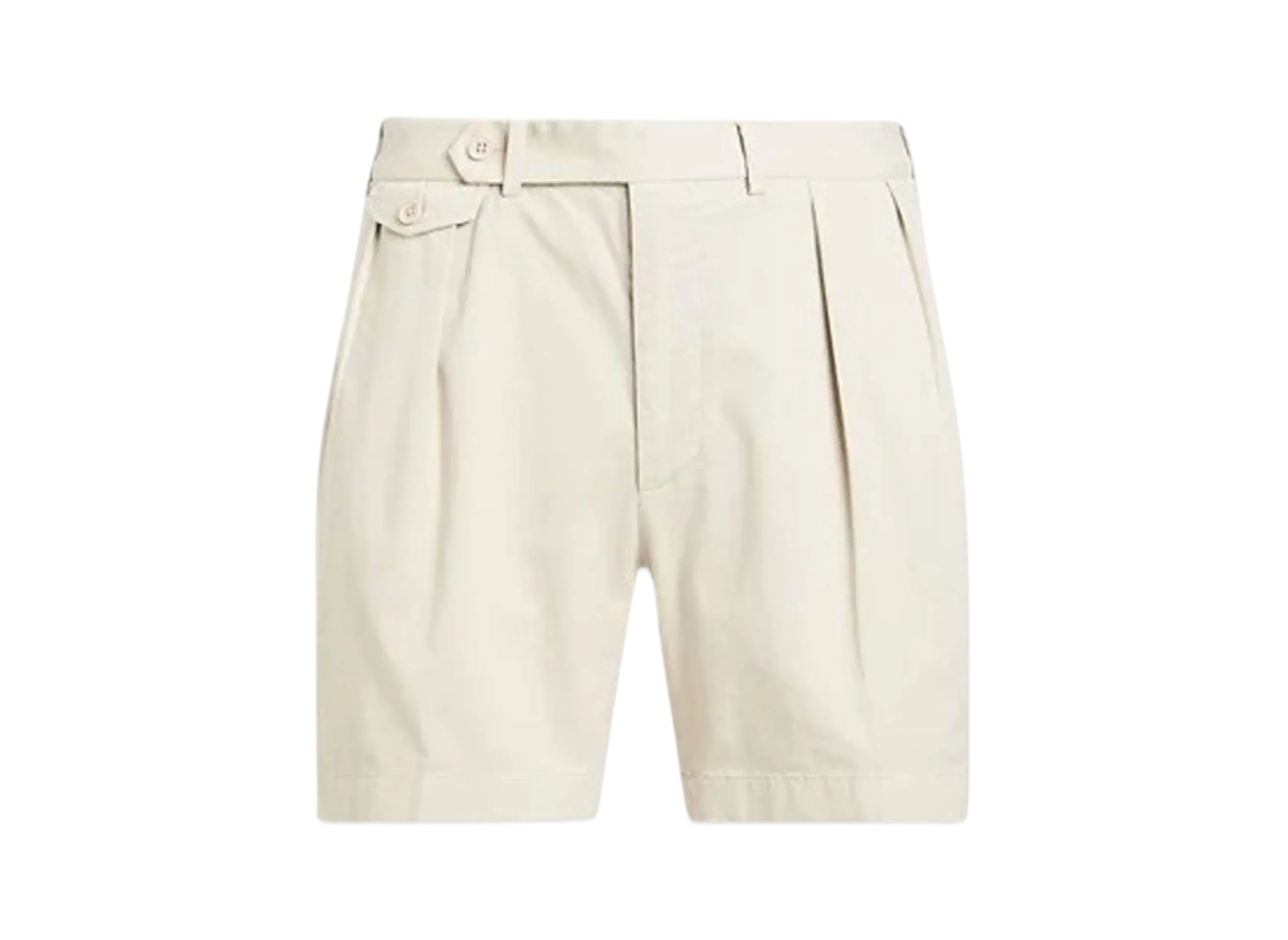 Polo Ralph Lauren Pleated Stretch Chino Short Pants "White"