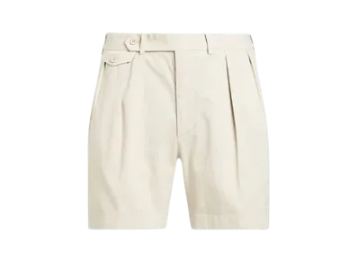 Polo Ralph Lauren Pleated Stretch Chino Short Pants "White"