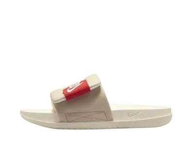Nike Women's Offcourt Adjust Slides "Sanddrift/Picante Red/Coconut Milk/Sail"