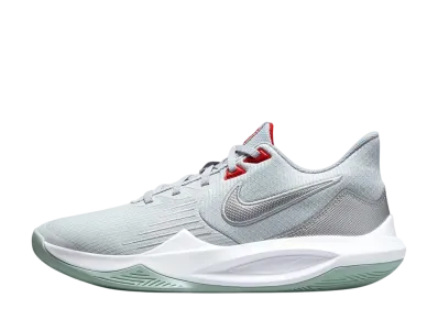 ナイキ プレシジョン5 "ピュアプラチナム/ウルフグレー/チリレッド/メタリックシルバー"