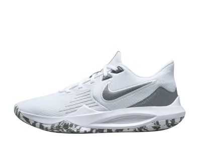 ナイキ プレシジョン5 "ホワイト/ウルフグレー/クールグレー/メタリッククールグレー"