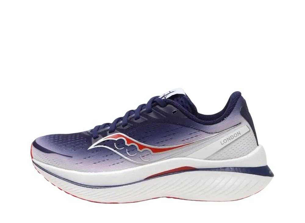 サッカニー ウィメンズ エンドルフィン スピード3 "ネイビー/ホワイト"