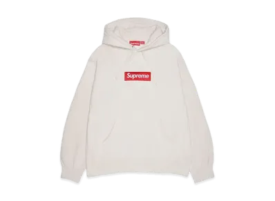 Supreme Box Logo Hooded Sweatshirt "Stone" (24FW)
