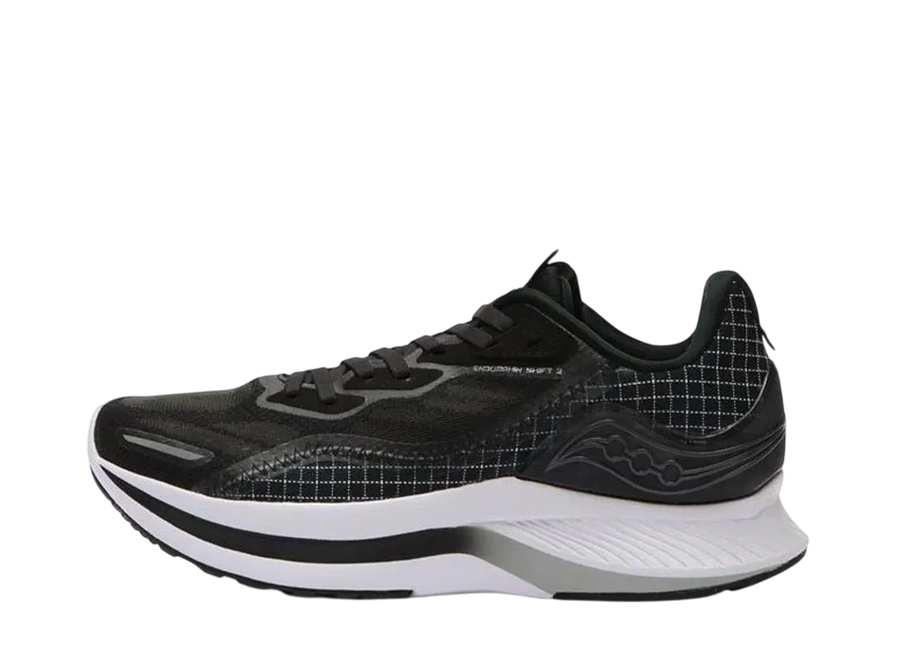 サッカニー ウィメンズ エンドルフィン シフト2 "ブラック/ホワイト"