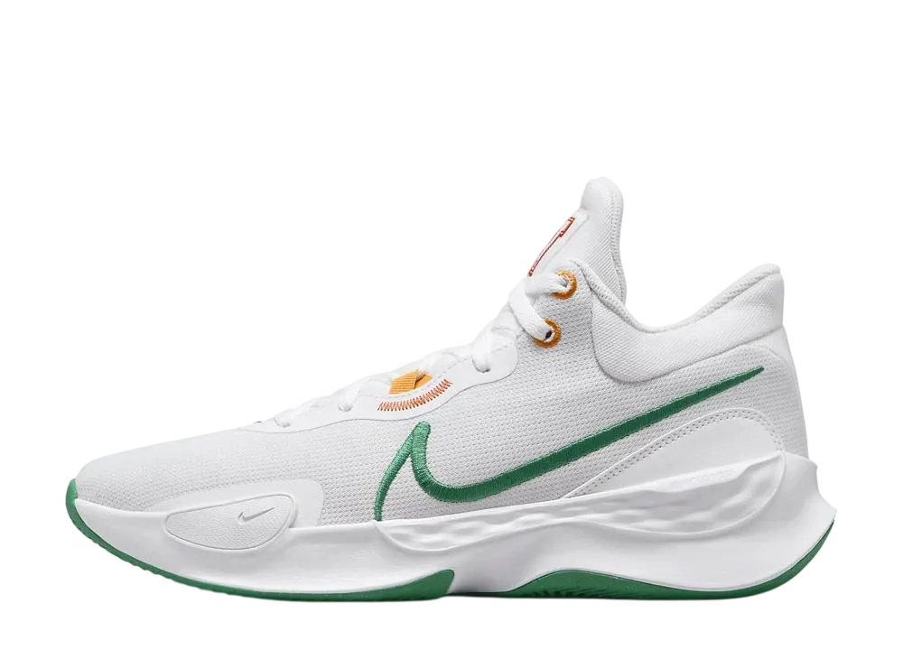 ナイキ エレベート3 "ホワイト/セーフティオレンジ/サンダイアル/マラカイト"