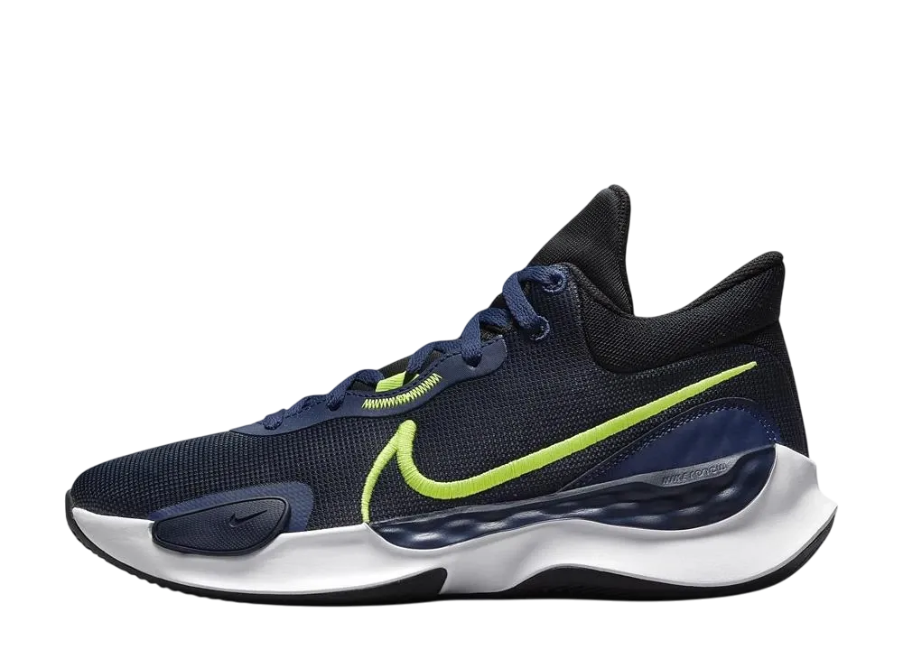ナイキ エレベート3 "ブラック/ミッドナイトネイビー/ホワイト/ボルト"