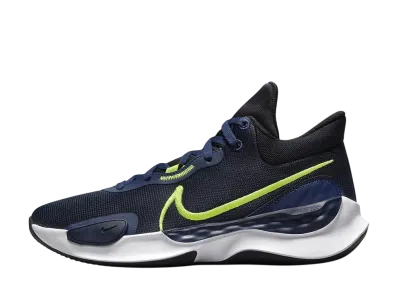 ナイキ エレベート3 "ブラック/ミッドナイトネイビー/ホワイト/ボルト"